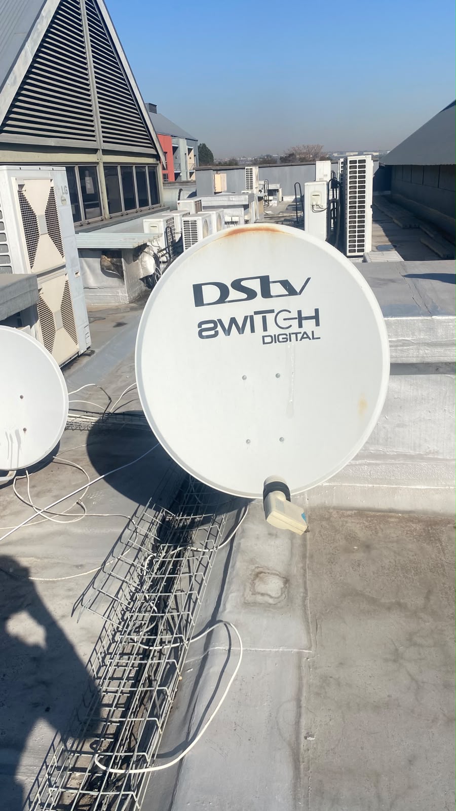 Accredited DStv technician completing an installation in Cape Town